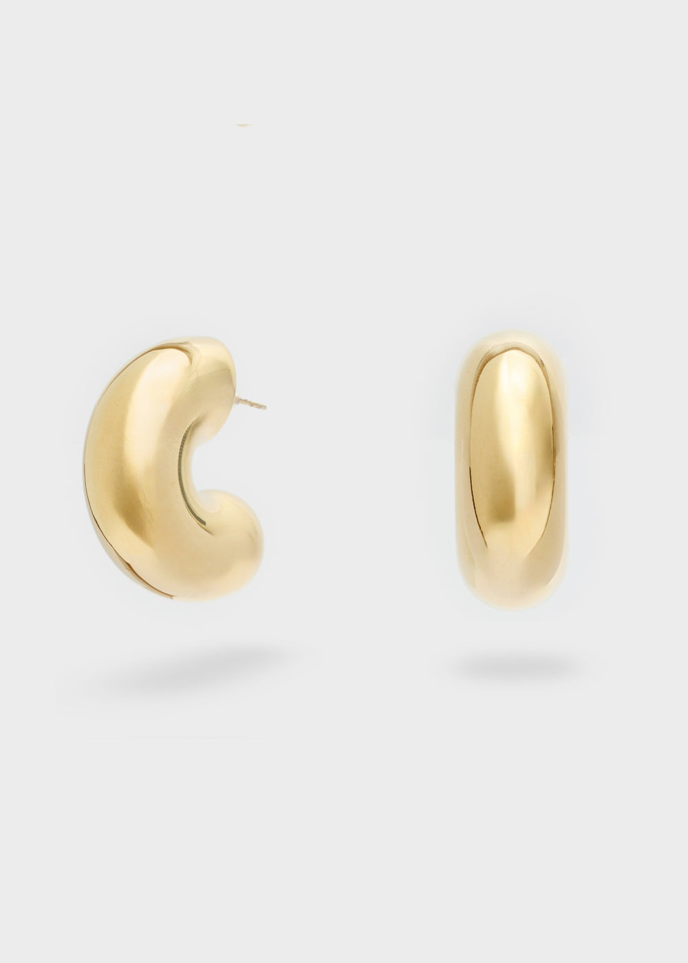 Nalí BIBI CHUNKY EARRINGS S.STEEL 14K G. PLAT. + COLORS In Linea