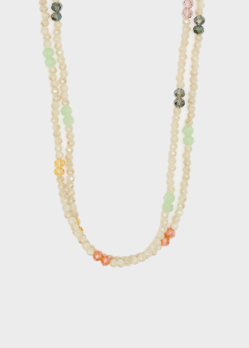 Nalí AURA LONG NECKLACE W/ BEADS + COLORS Nuovo