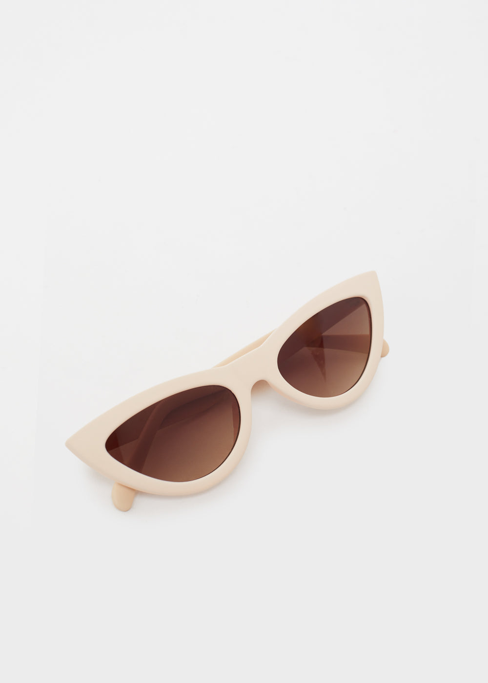 Nalí LORI CAT-EYE SUNGLASSES IN BEIGE Economico