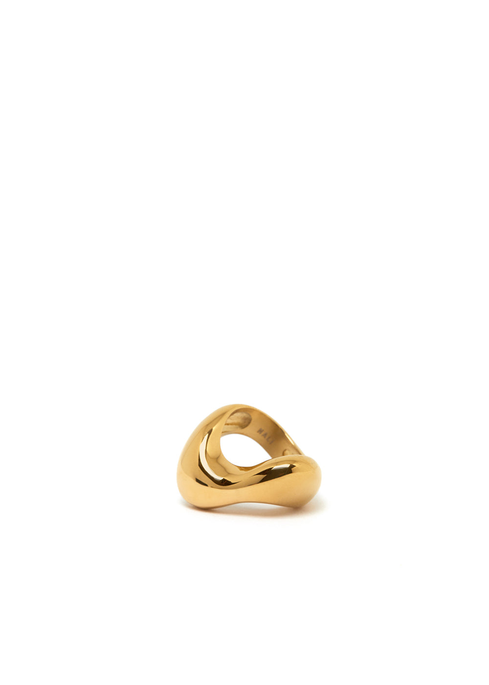 Nalí LORIS RING IRREGULAR-SHAPED IN GOLD STAINLESS STEEL