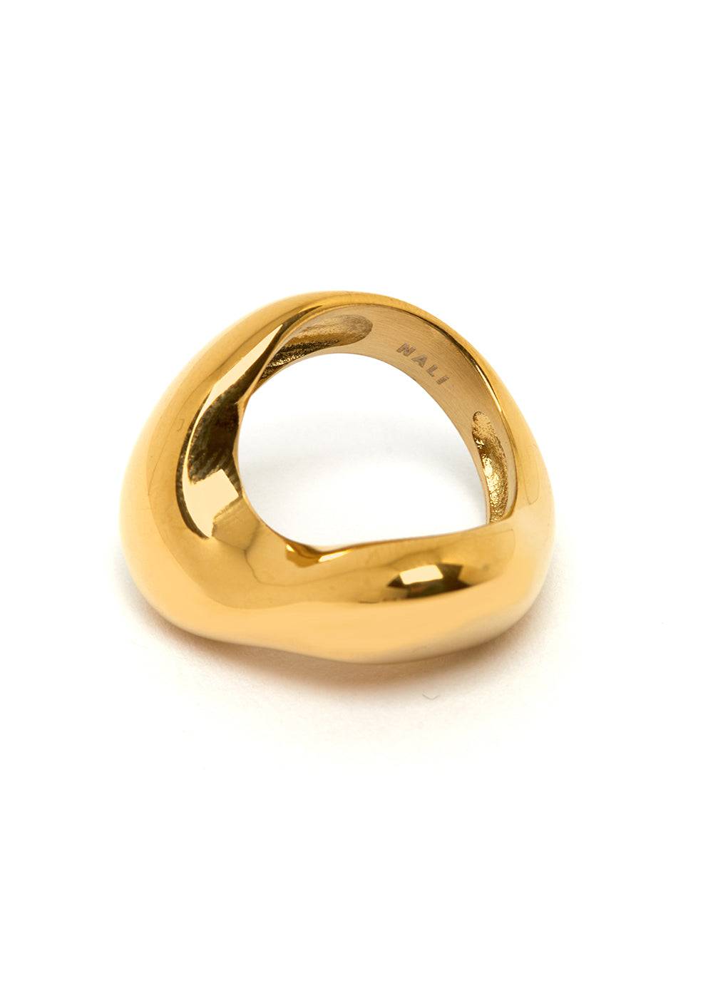 Nalí LORIS RING IRREGULAR-SHAPED IN GOLD STAINLESS STEEL Online