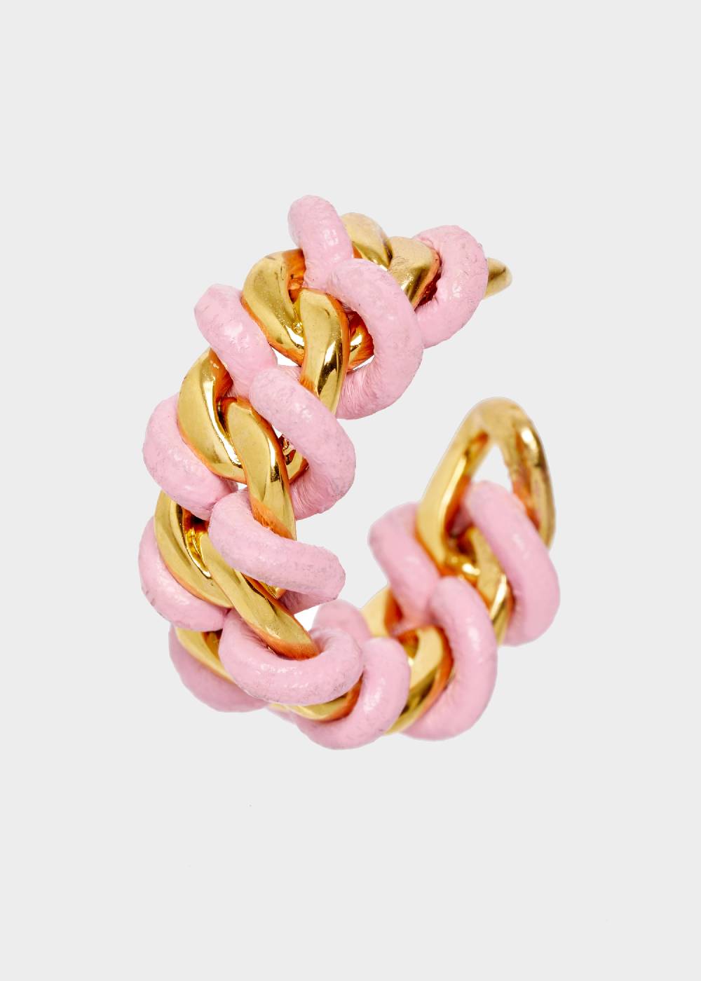 Nalí LYNDIS GROUMETTE RING IN GOLD AND PINK Saldi