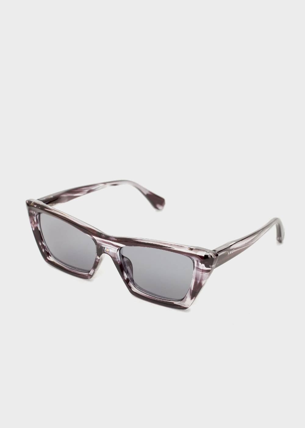 Nalí JINA RECTANGULAR GRAY SUNGLASSES In Saldo