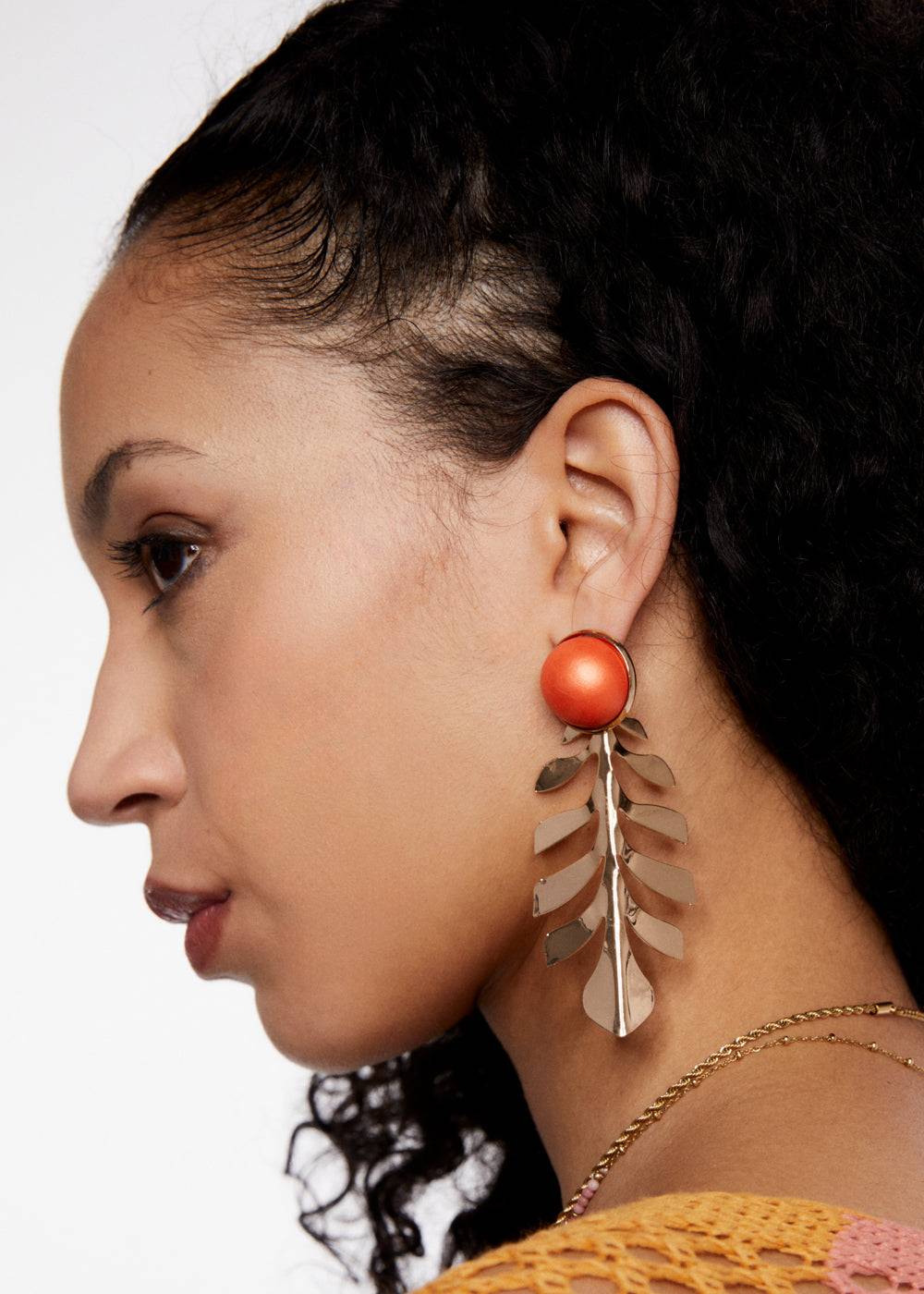 Nalí SANTORINI LONG EARRINGS W/ PEARL + COLORS Economico