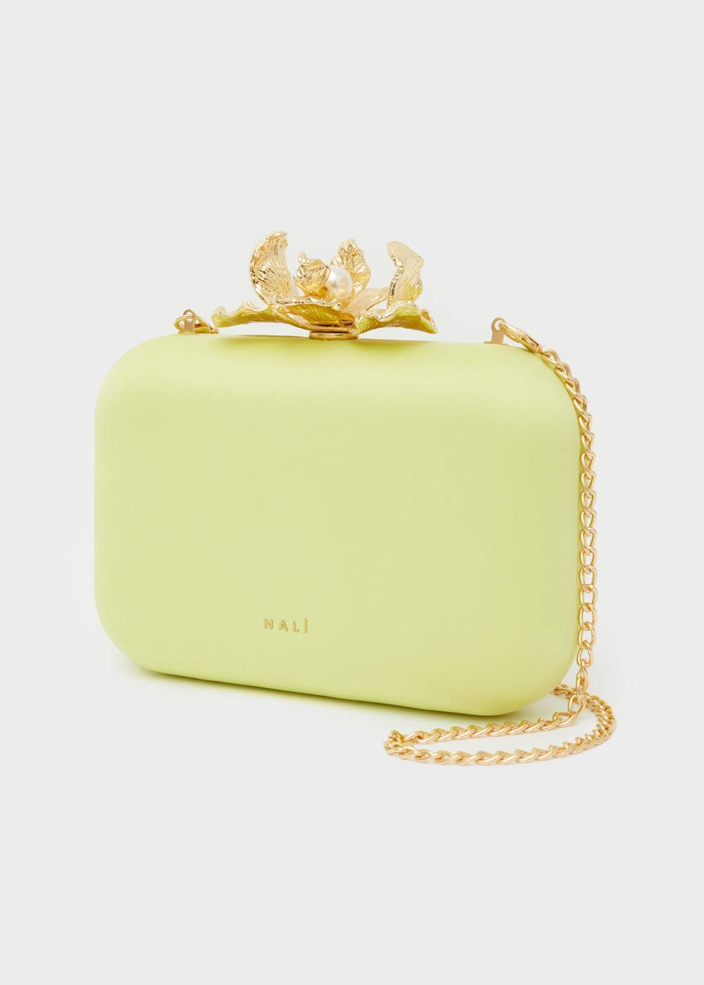 Nalí FIORE CLUTCH IN NYLON + COLORS Vendita Calda