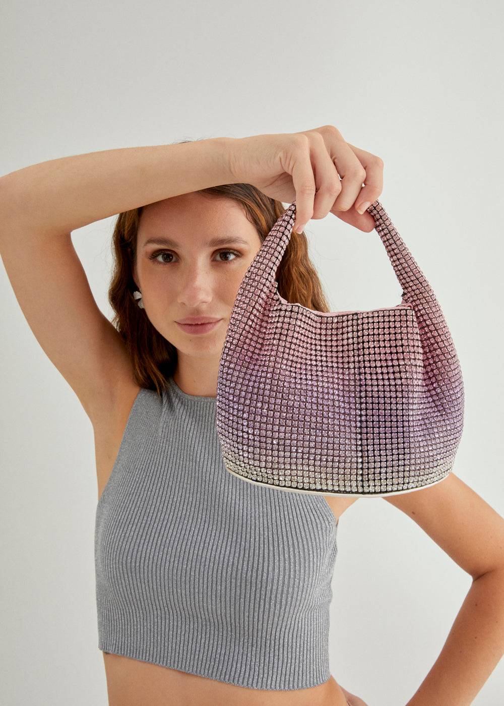 Nalí SHINY SHOULDER BAG W/ STONES + COLORS Saldi Di Fabbrica