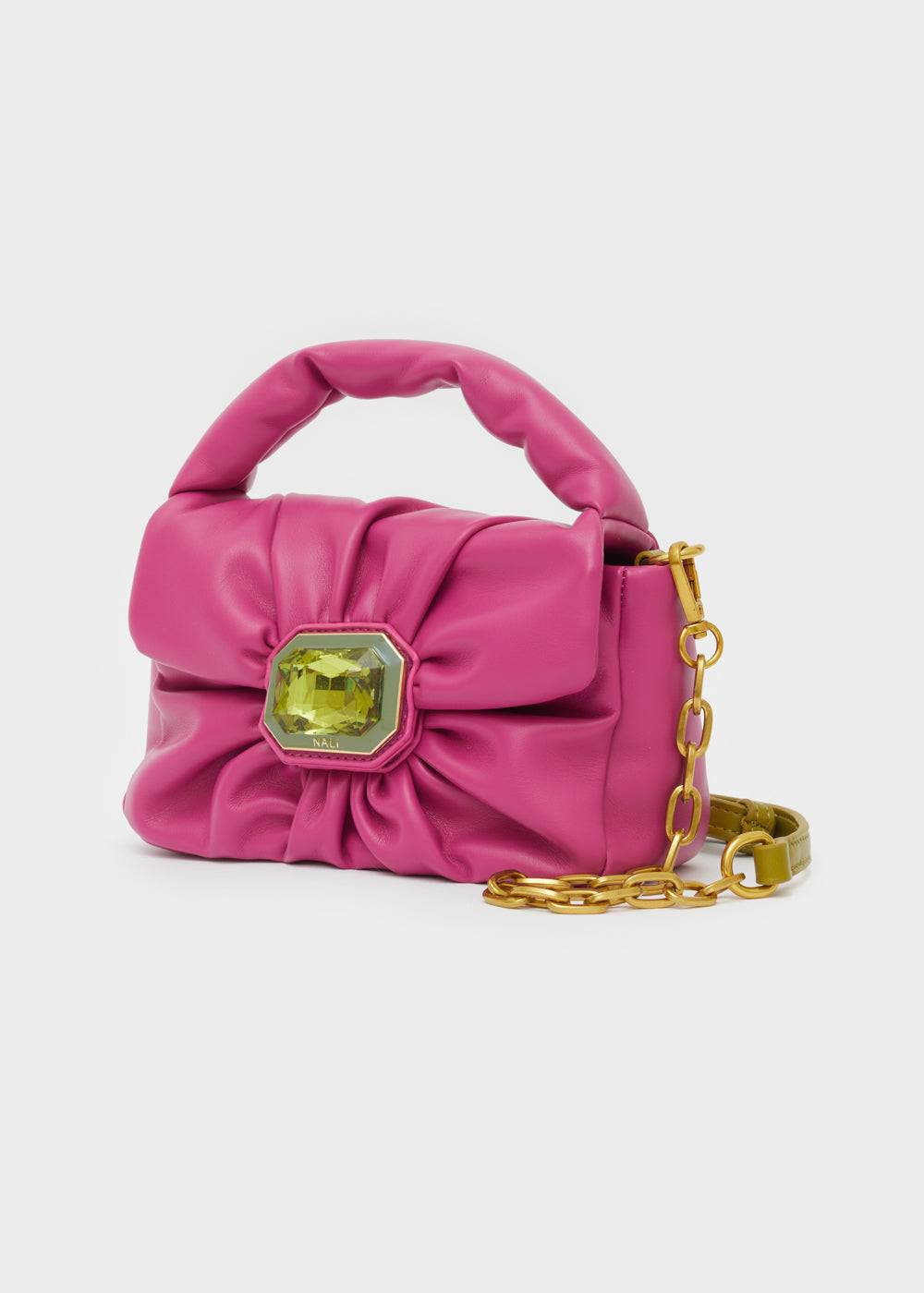 Nalí MILU' BAG W/ STONE CLOSURE + COLORS Spedizione Gratuita