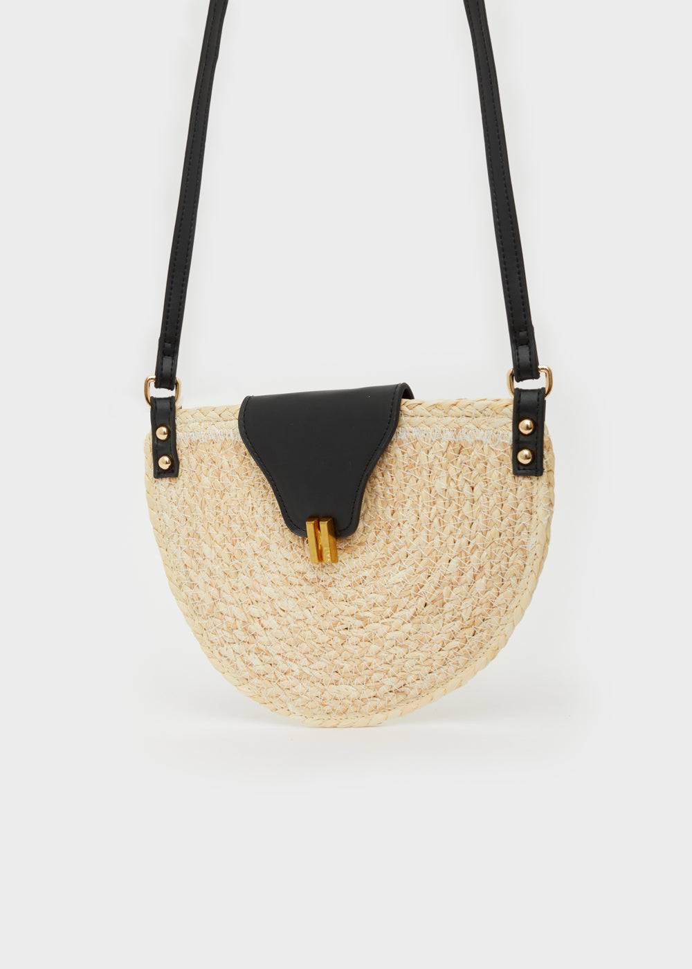 Nalí LAURYN SMALL STRAW BAG NATURAL COLOR Consegna Veloce
