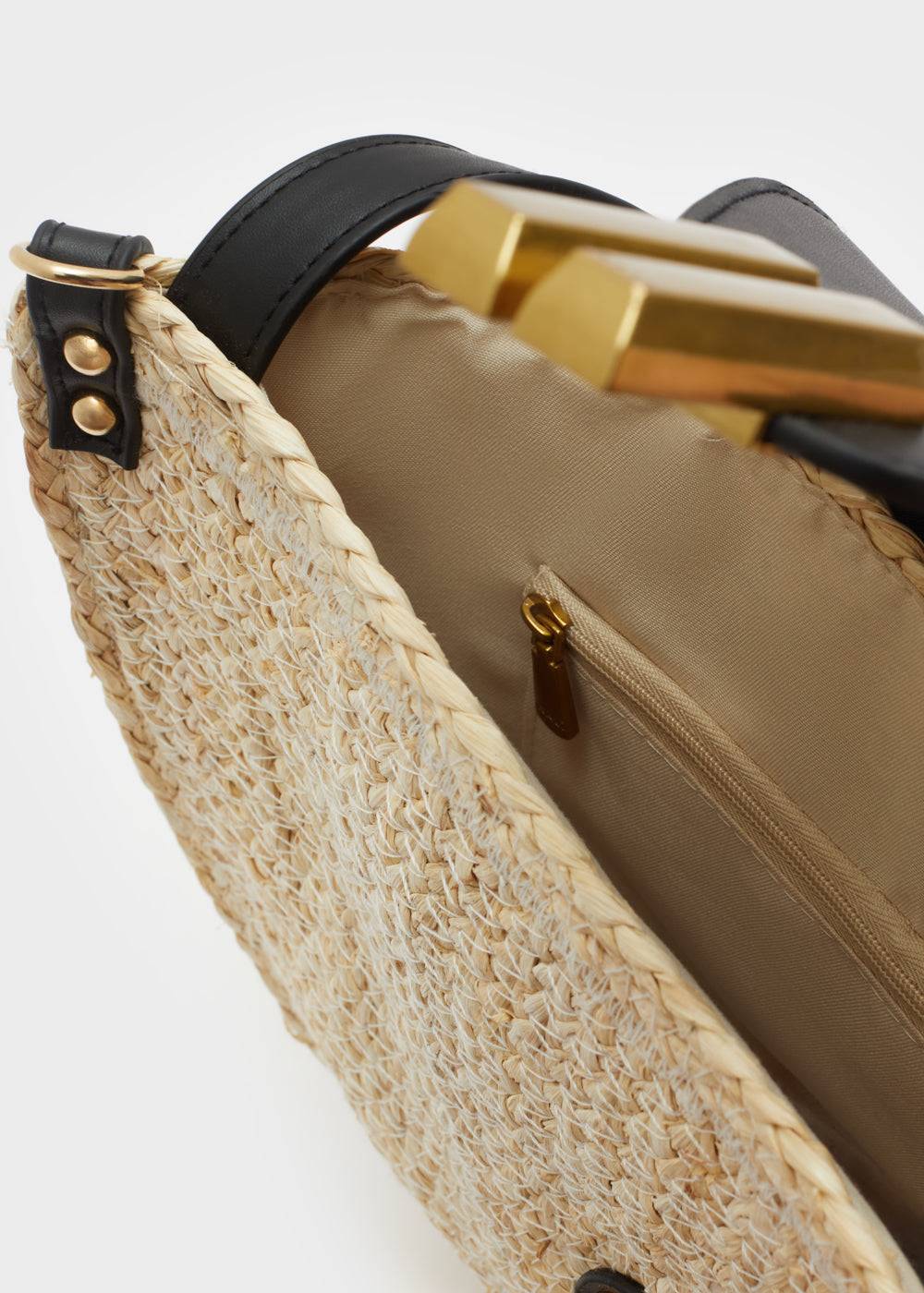 Nalí LAURYN STRAW BAG NATURAL COLOR Promozione Limitata