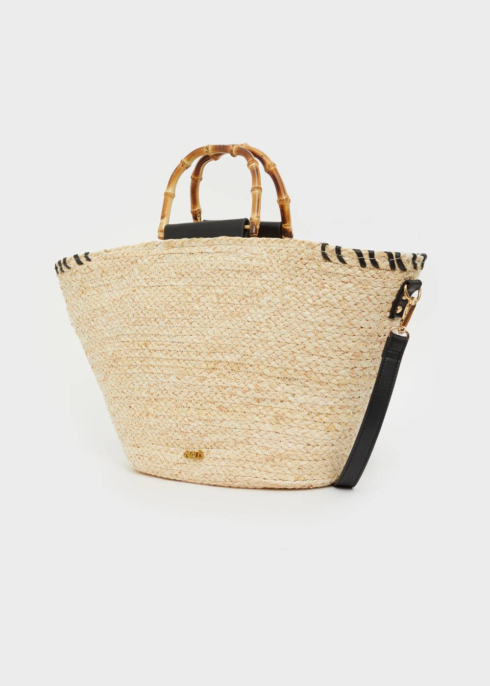Nalí STRAW BASKET BAG WITH HANDLES Fino Al -60%