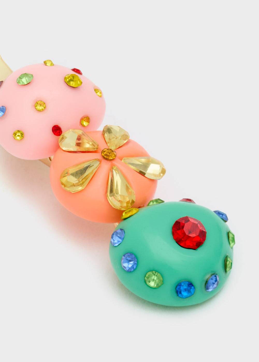 Nalí MULTICOLOR RESIN HAIR BARRETTE Novità