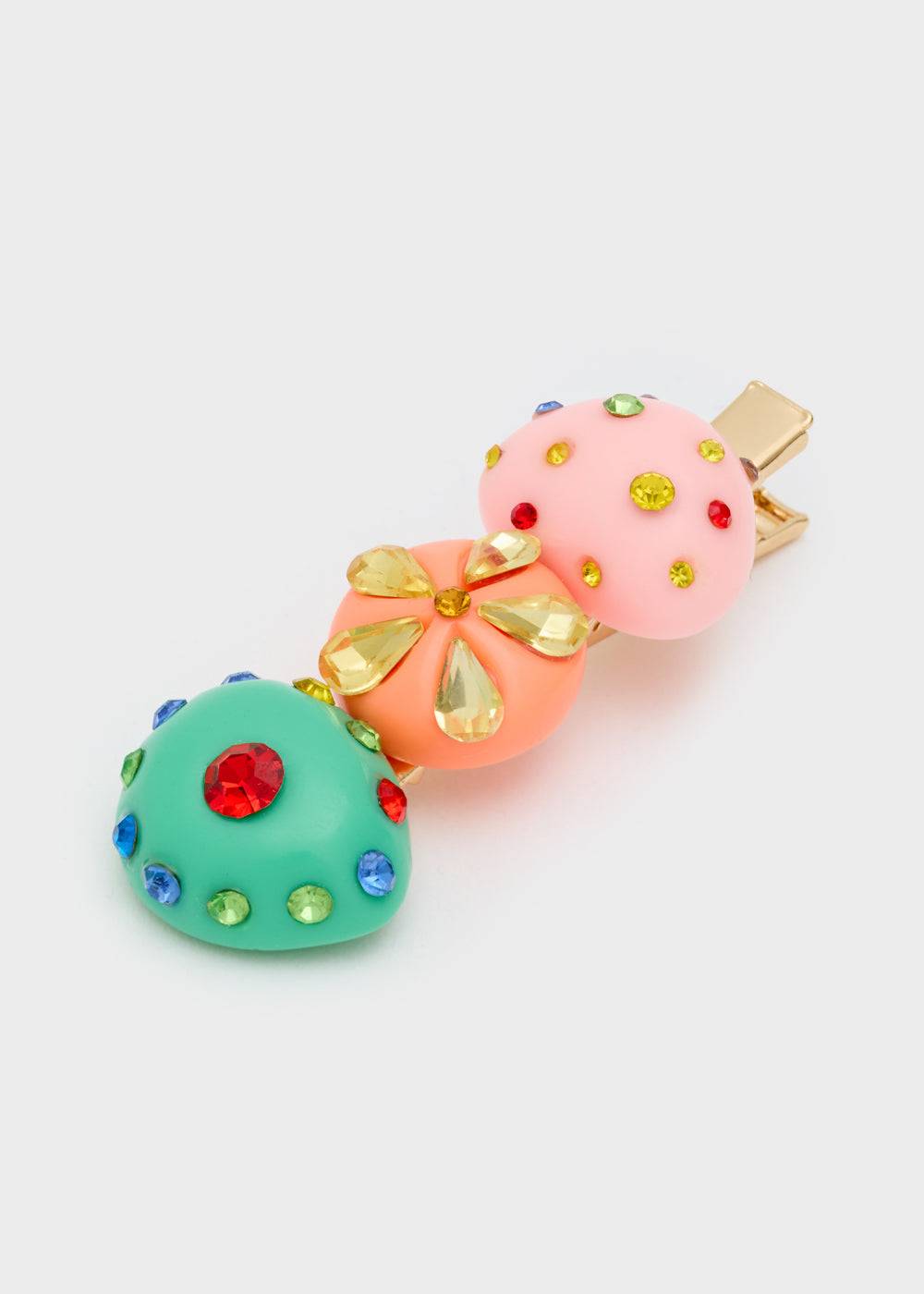 Nalí MULTICOLOR RESIN HAIR BARRETTE Novità