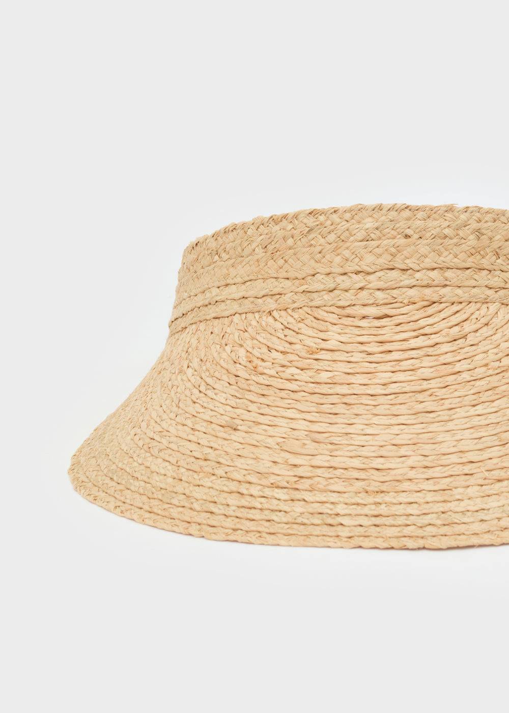 Nalí VISOR HAT IN NATURAL RAFFIA Sconto