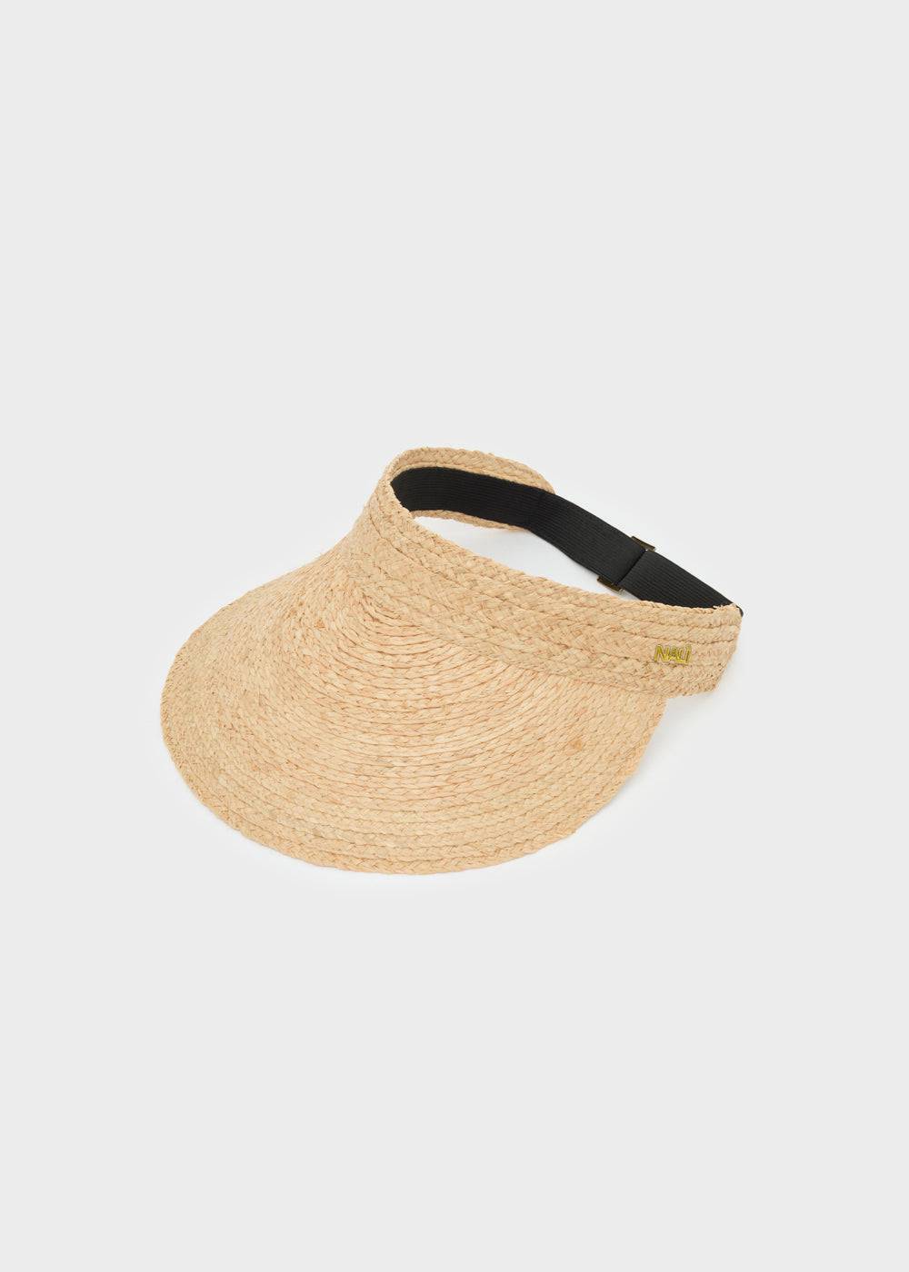 Nalí VISOR HAT IN NATURAL RAFFIA Sconto
