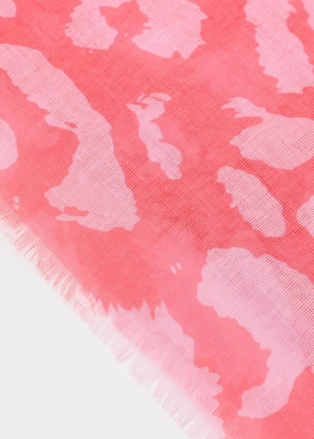 Nalí SCARF W/ ORANGE+PINK PATTERN Offerte