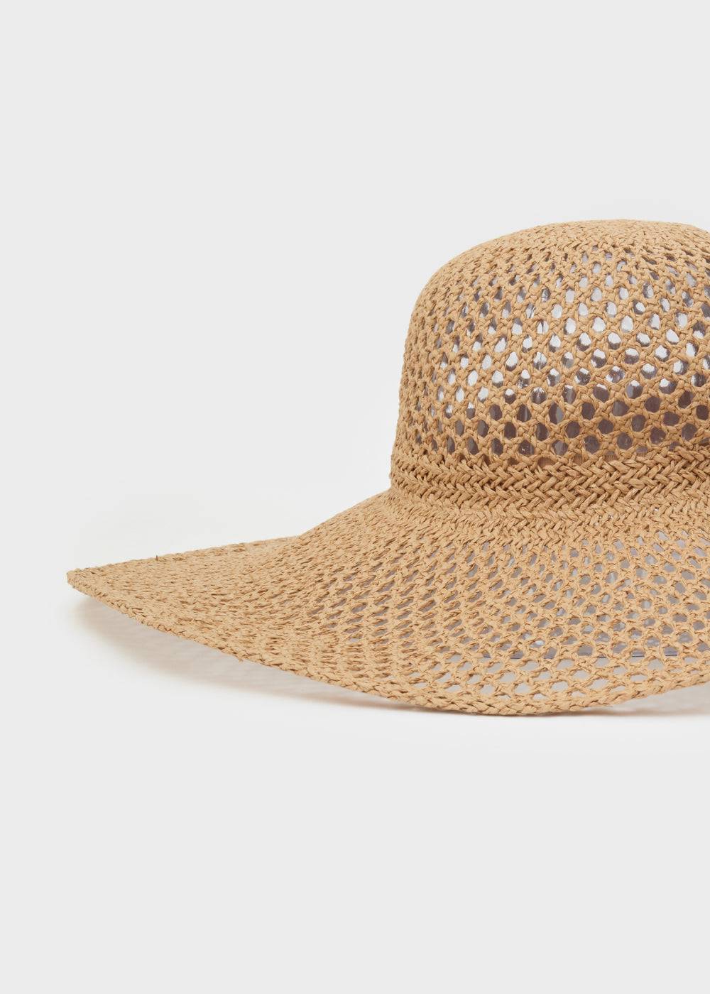 Nalí WIDE HAT IN RAFFIA BEIGE Prezzo di fabbrica