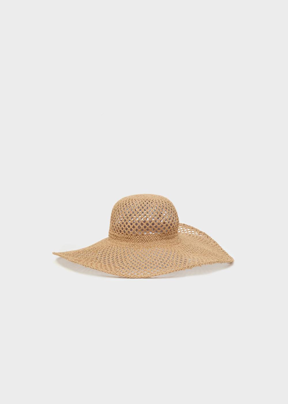 Nalí WIDE HAT IN RAFFIA BEIGE Prezzo di fabbrica