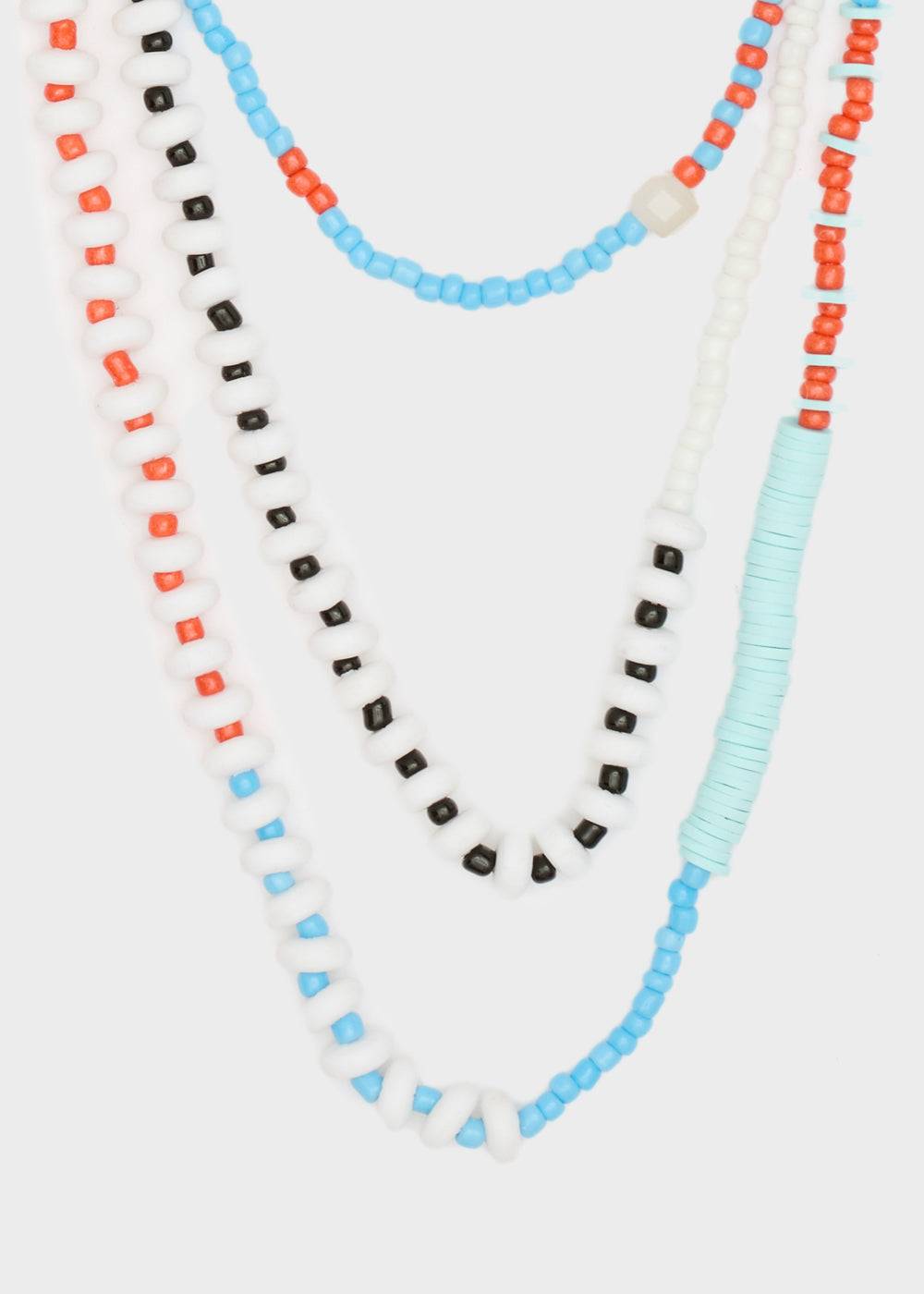 Nalí MULTISTRAND NECKLACE W/ ORANGE BEADS Acquista Ora