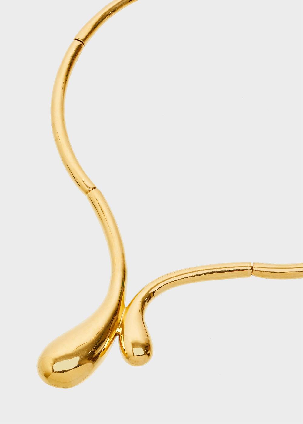 Nalí STAIN. STEEL SNAKE NECKLACE IN GOLD Promozione Limitata