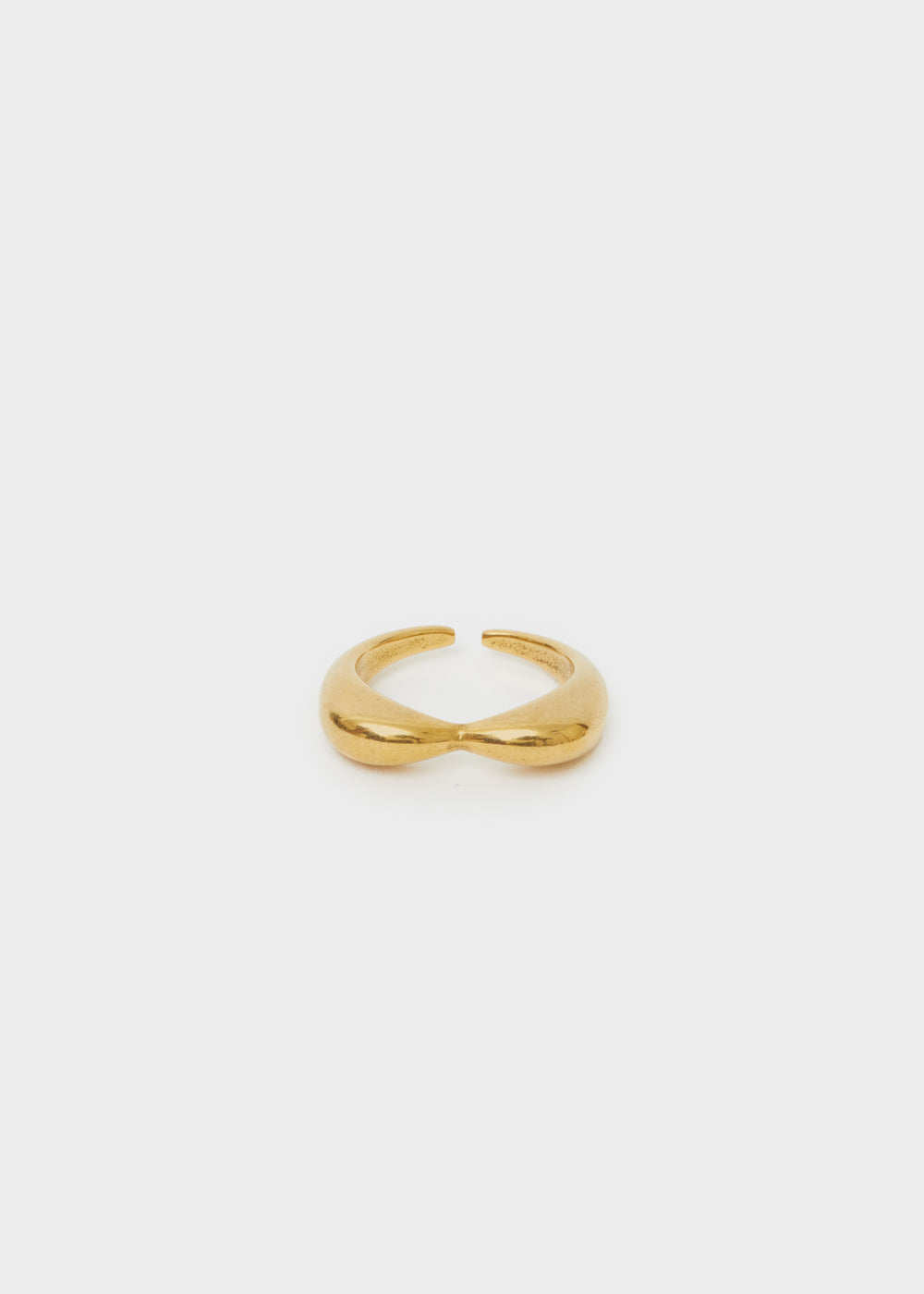 Nalí S.STEEL GOLD HEART RING Convenienza