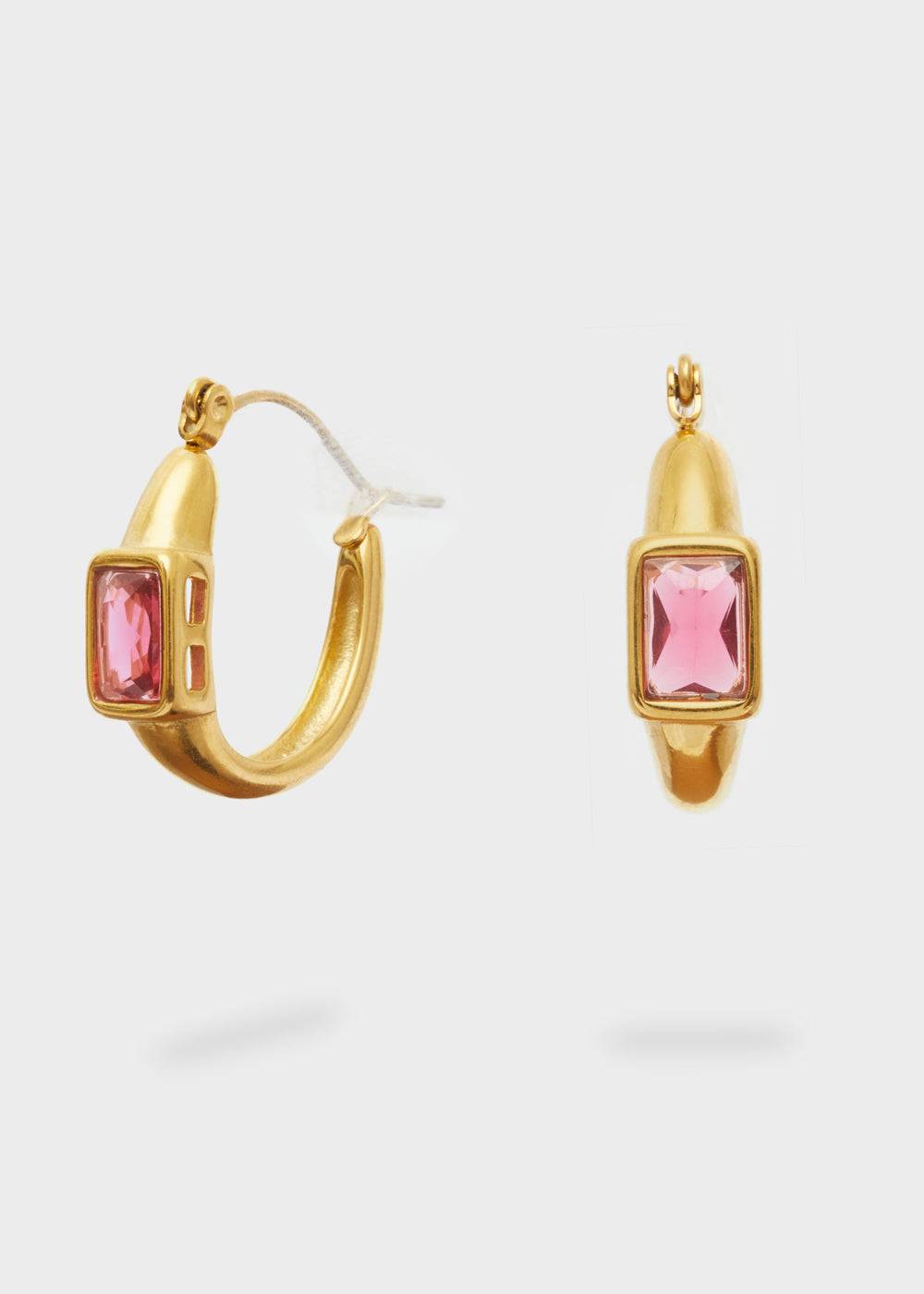Nalí MILLY HOOP EARRINGS S. STEEL + COLORS Novità
