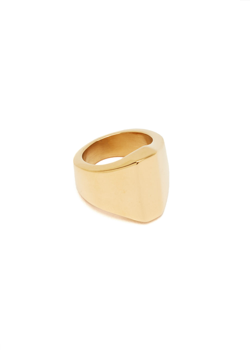 Nalí CHUNKY GOLD RING LETTER SIZE II + LETTERS Vendita Economica