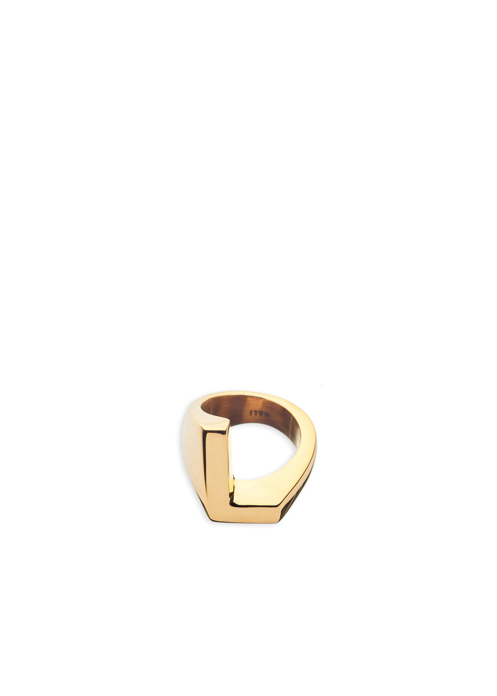 Nalí CHUNKY GOLD RING LETTER SIZE II + LETTERS Vendita Economica