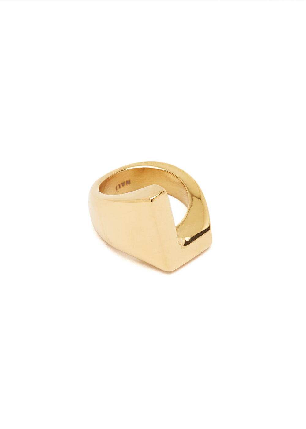 Nalí CHUNKY GOLD RING LETTER SIZE II + LETTERS Vendita Economica