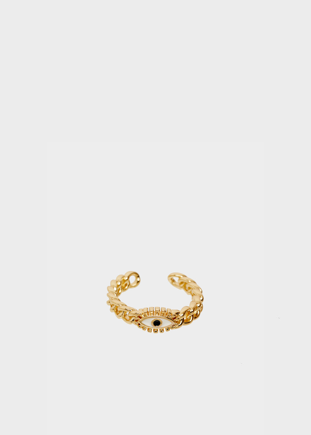 Nalí 14KT GOLD PLATED RING WITH ENAMEL EYE 2025