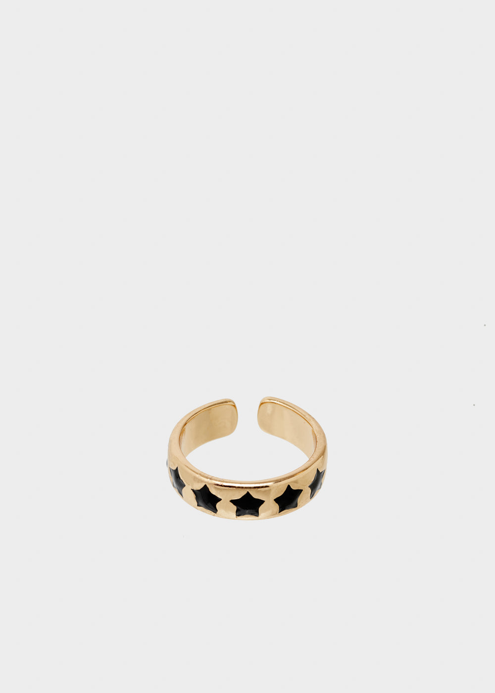 Nalí SUMMY ADJUSTABLE RING W/ BLACK STARS Qualità