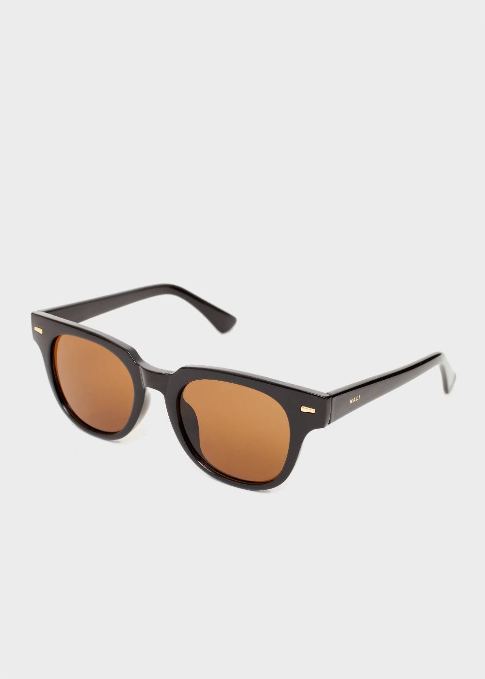 Nalí LEO ROUND LUCID BLACK SUNGLASSES Affare Del Giorno