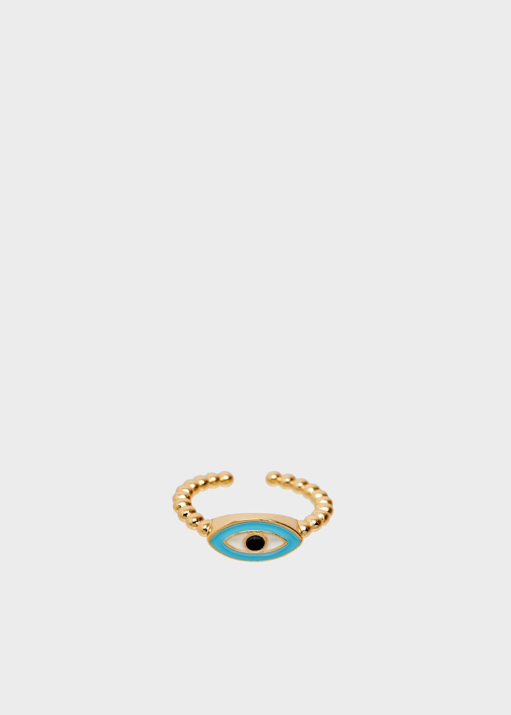 Nalí 14KT GOLD PLATED RING WITH BLUE EYE Sottocosto