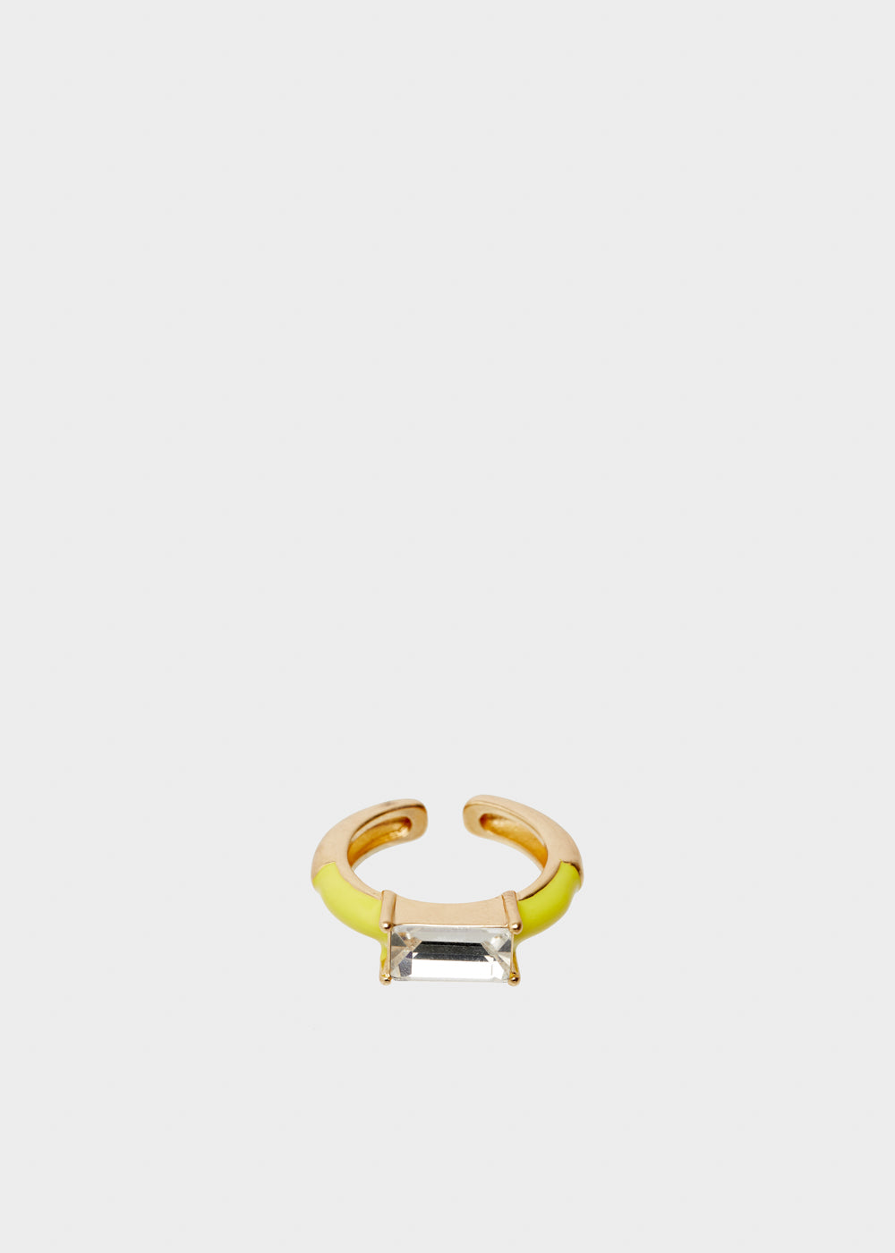 Nalí GLORIA ADJUSTABLE YELLOW RING W/ STONE Consegna Veloce