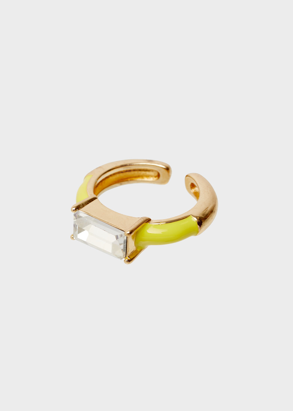 Nalí GLORIA ADJUSTABLE YELLOW RING W/ STONE Consegna Veloce