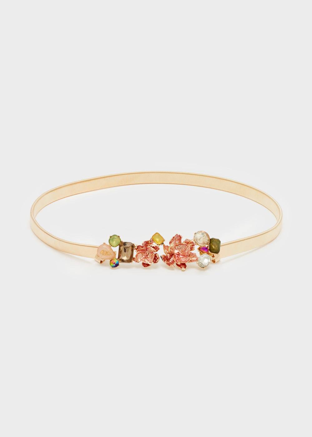 Nalí CARLA ELASTIC BET W/ FLOWERS+ STONE + COLORS Vendite Flash