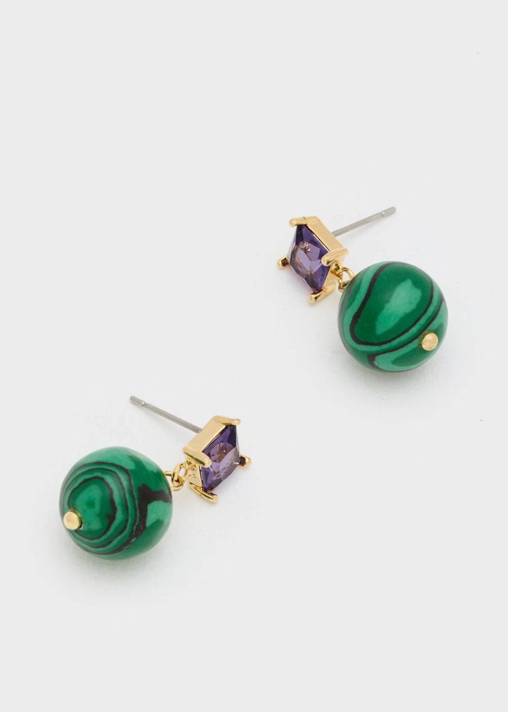 Nalí EARRINGS W/ PEARL + STONE + COLORS Italia