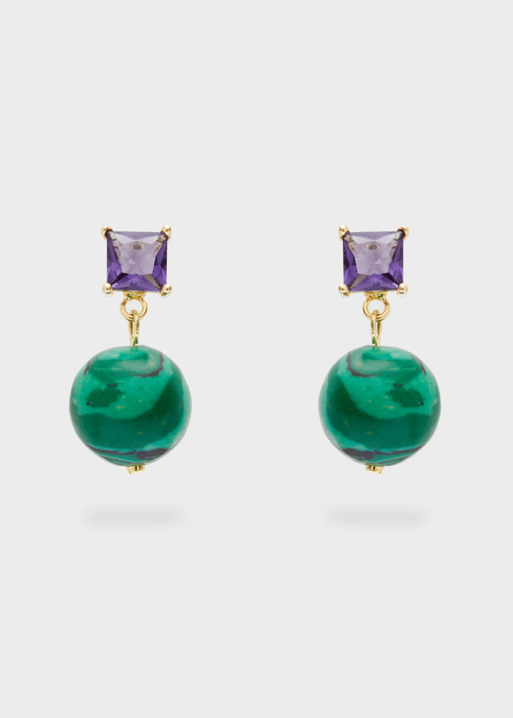 Nalí EARRINGS W/ PEARL + STONE + COLORS Italia