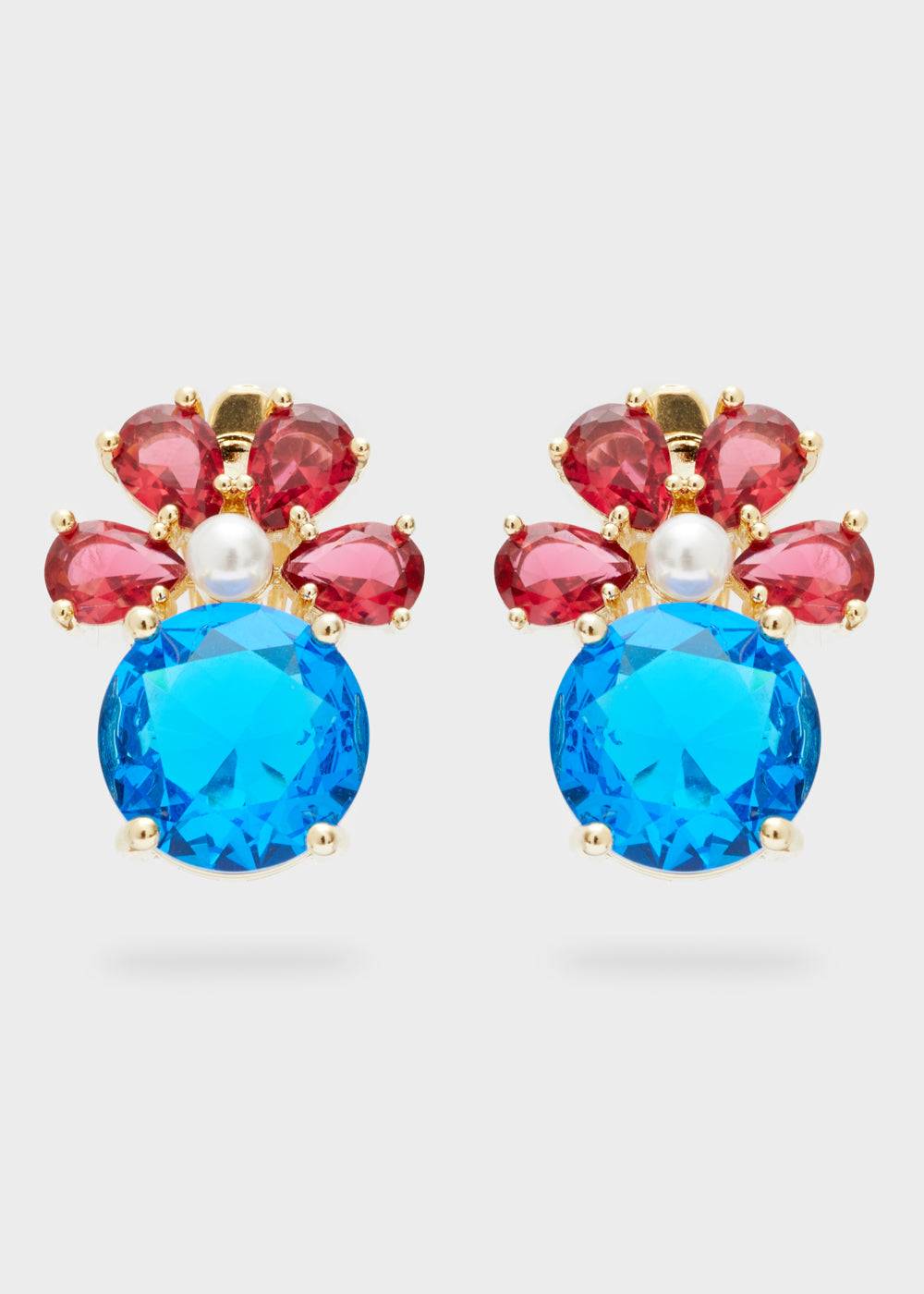 Nalí LADY EARRINGS 14KT GOLD PLAT. STONE + COLORS 2025