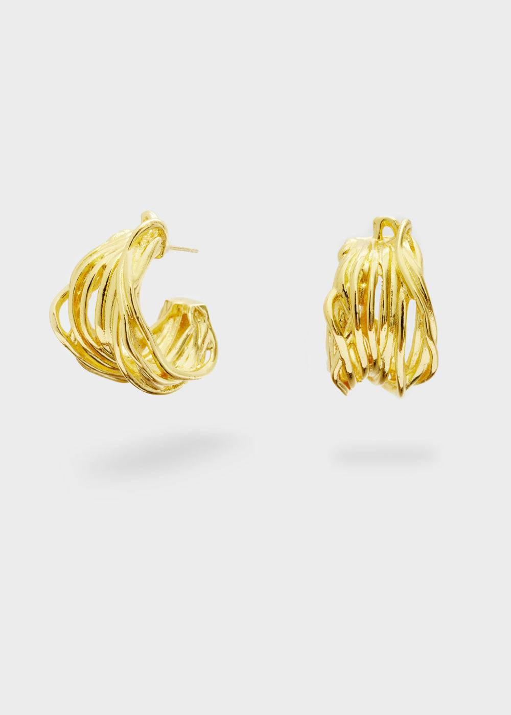 Nalí MEDEA 14KT HOOP EARRINGS + COLORS Qualità