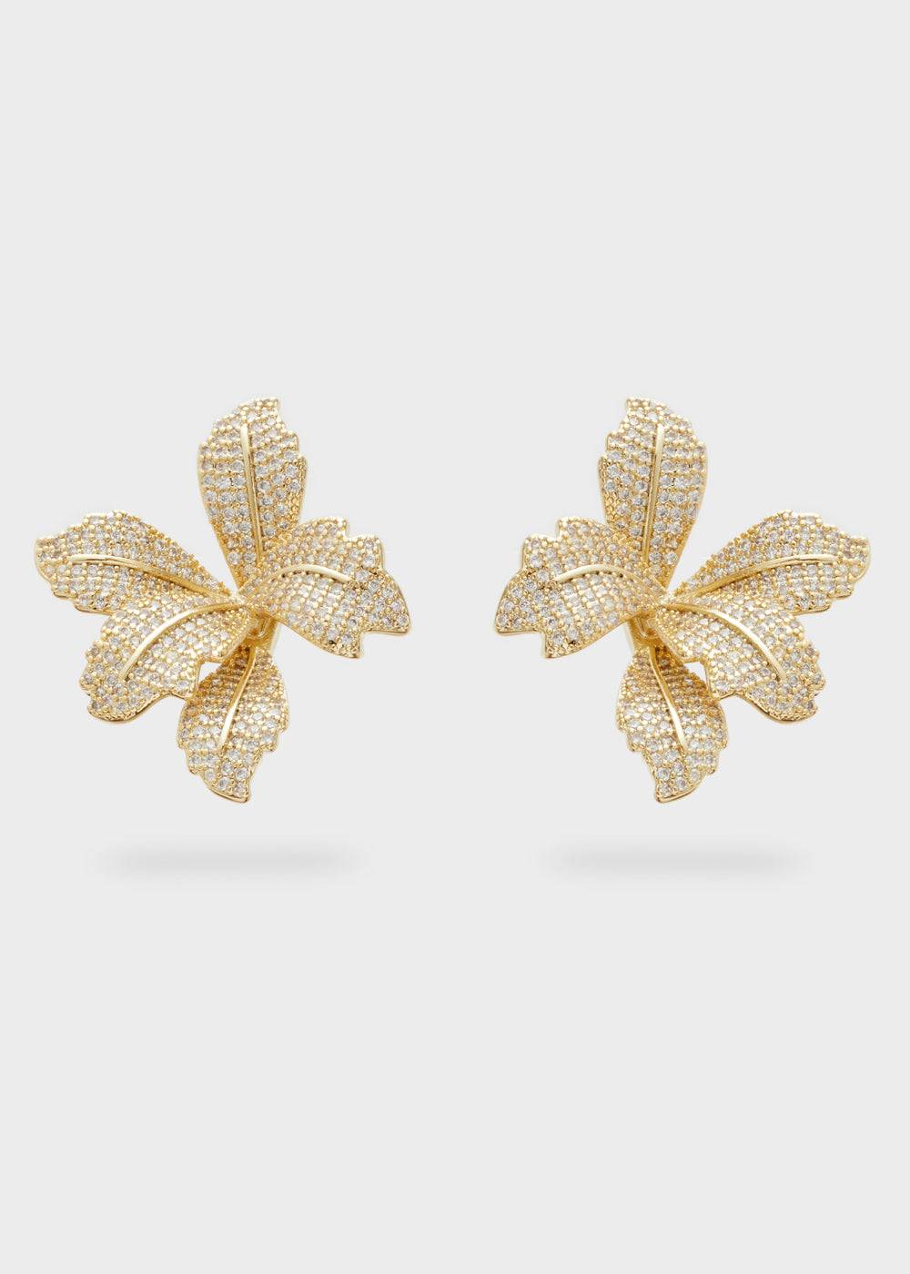 Nalí MISS FLOWER EARRINGS W/ STONES + COLORS Pezzi Unici