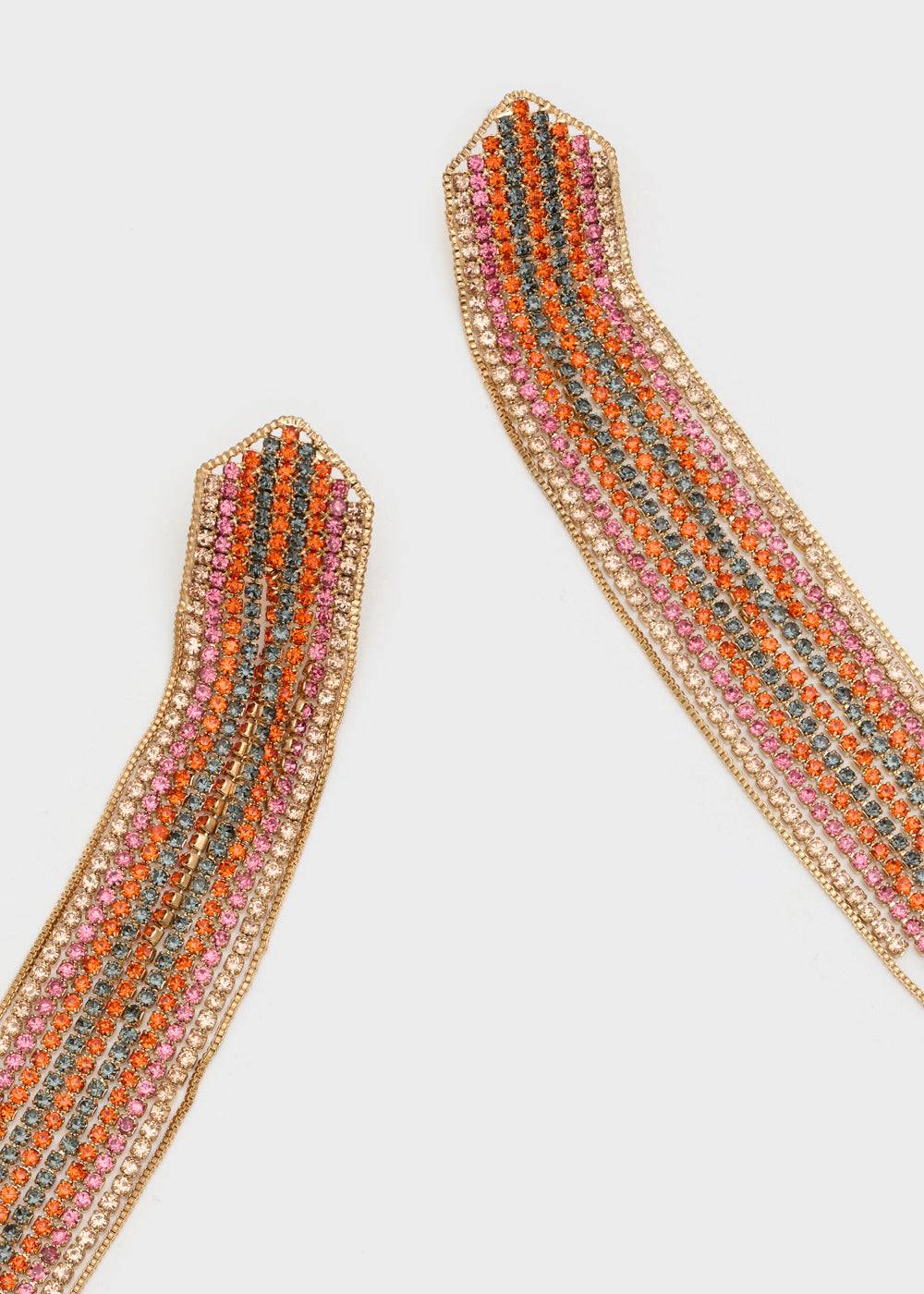 Nalí SOIREE LONG EARRINGS W/ + COLORS Soddisfazione Garantita
