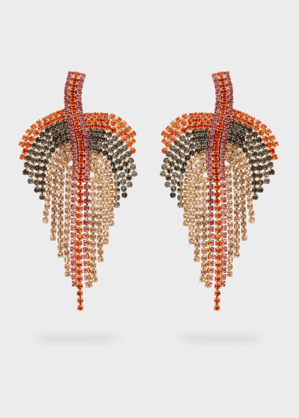 Nalí FANCY LONG EARRINGS W/ + COLORS Qualità Garantita