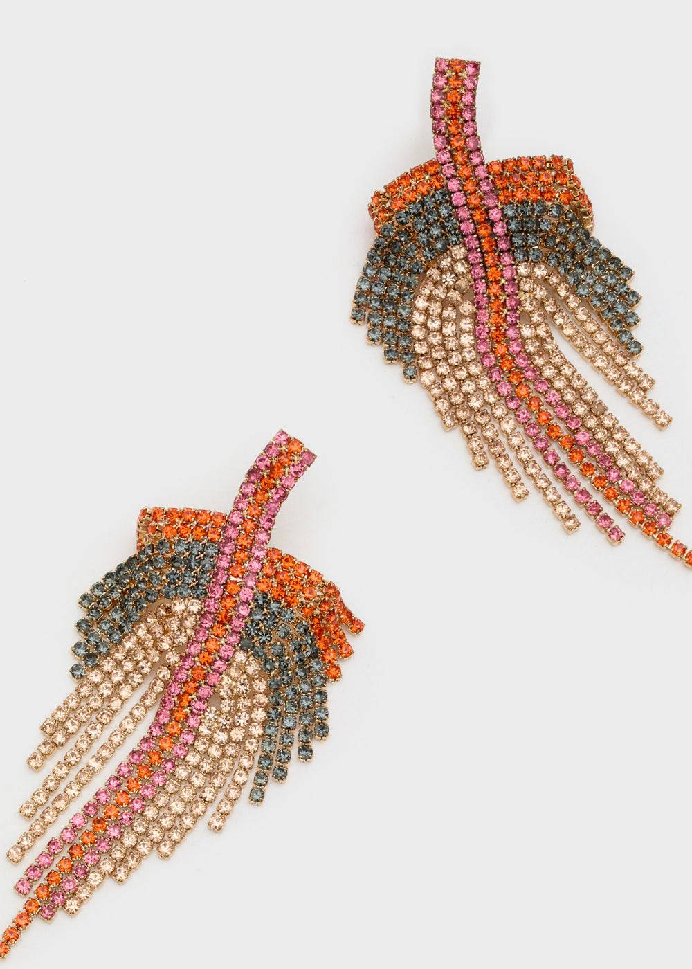Nalí FANCY LONG EARRINGS W/ + COLORS Qualità Garantita