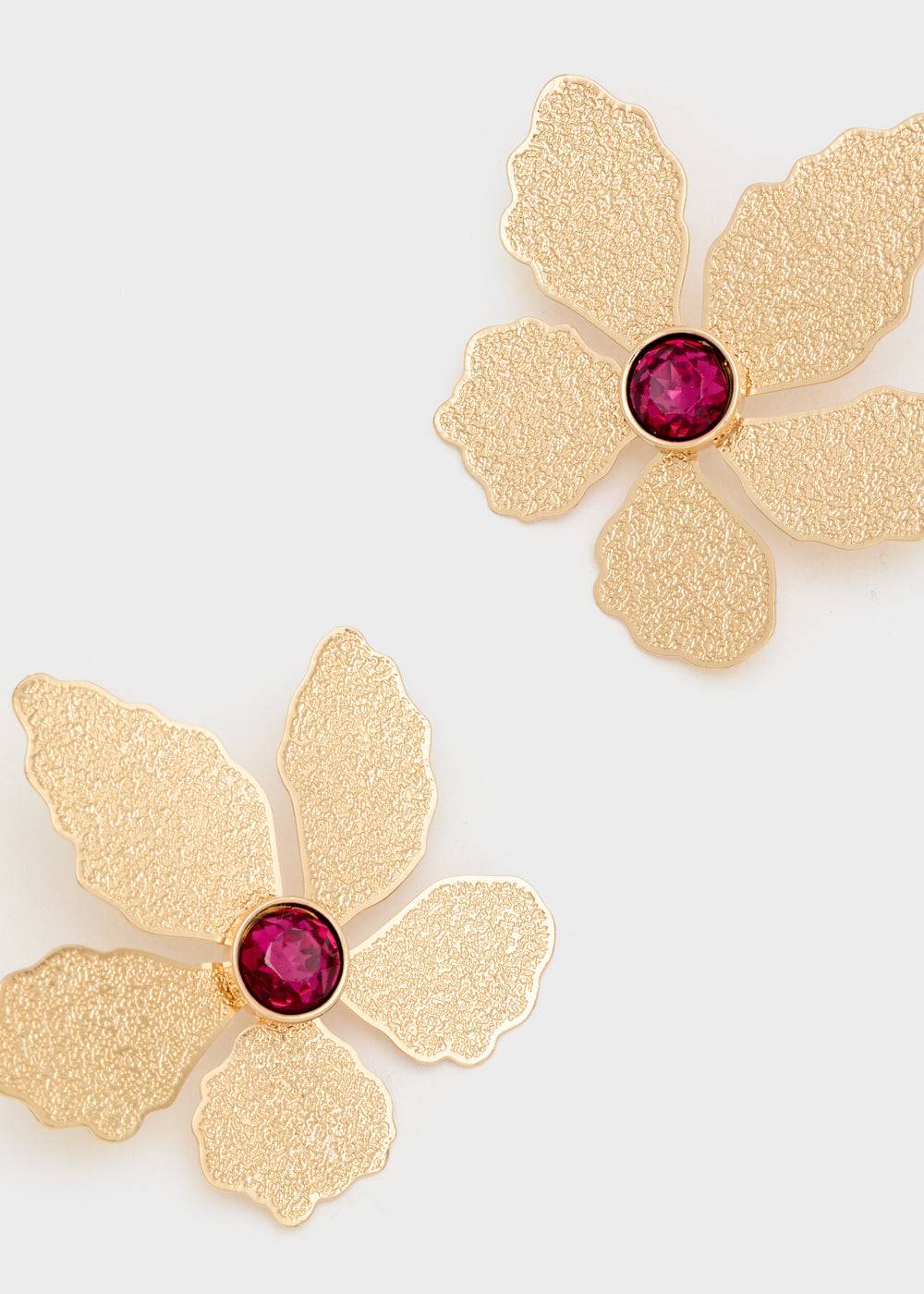 Nalí NICOLE FLOWER EARRINGS W/ STONE + COLORS Acquista Ora