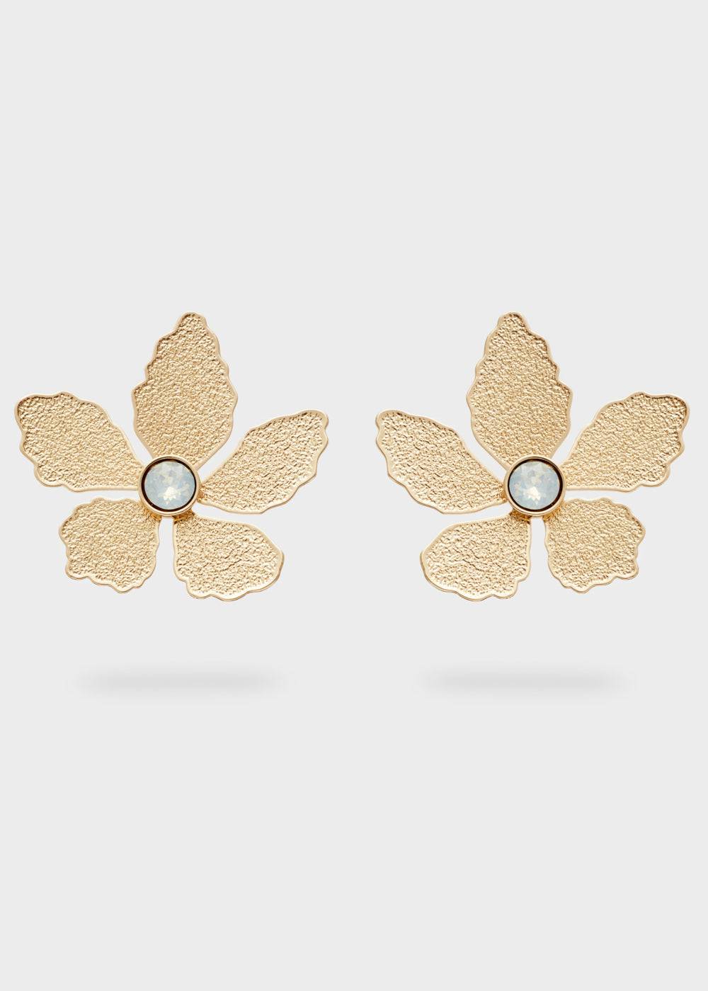 Nalí NICOLE FLOWER EARRINGS W/ STONE + COLORS Acquista Ora