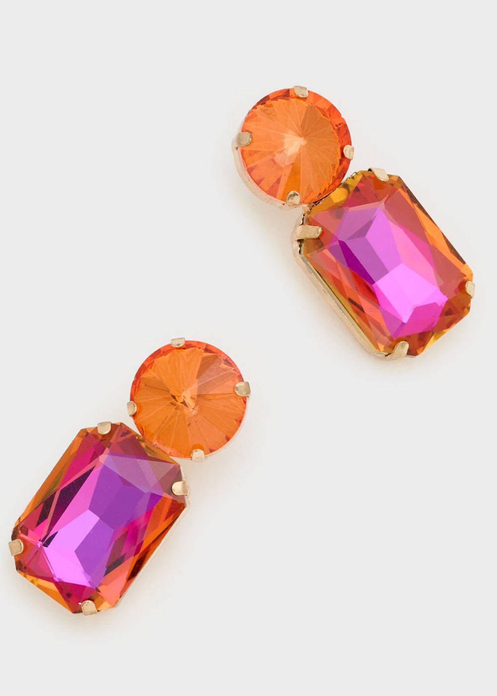 Nalí CINCIN CLIP EARRINGS W/ STONES + COLORS Prezzo Ridotto