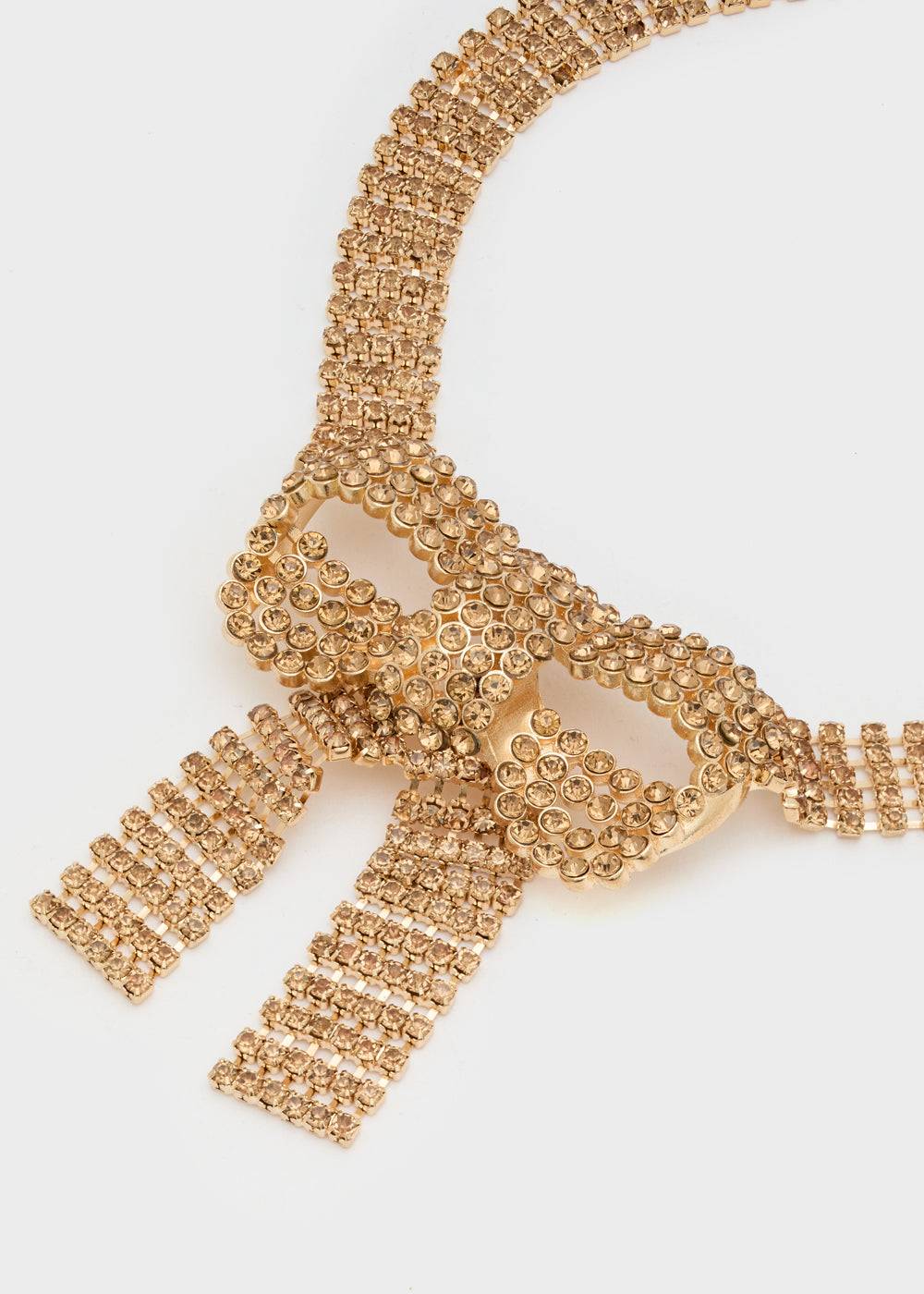Nalí NECKLACE W/ BOW + STONES + COLORS Presa
