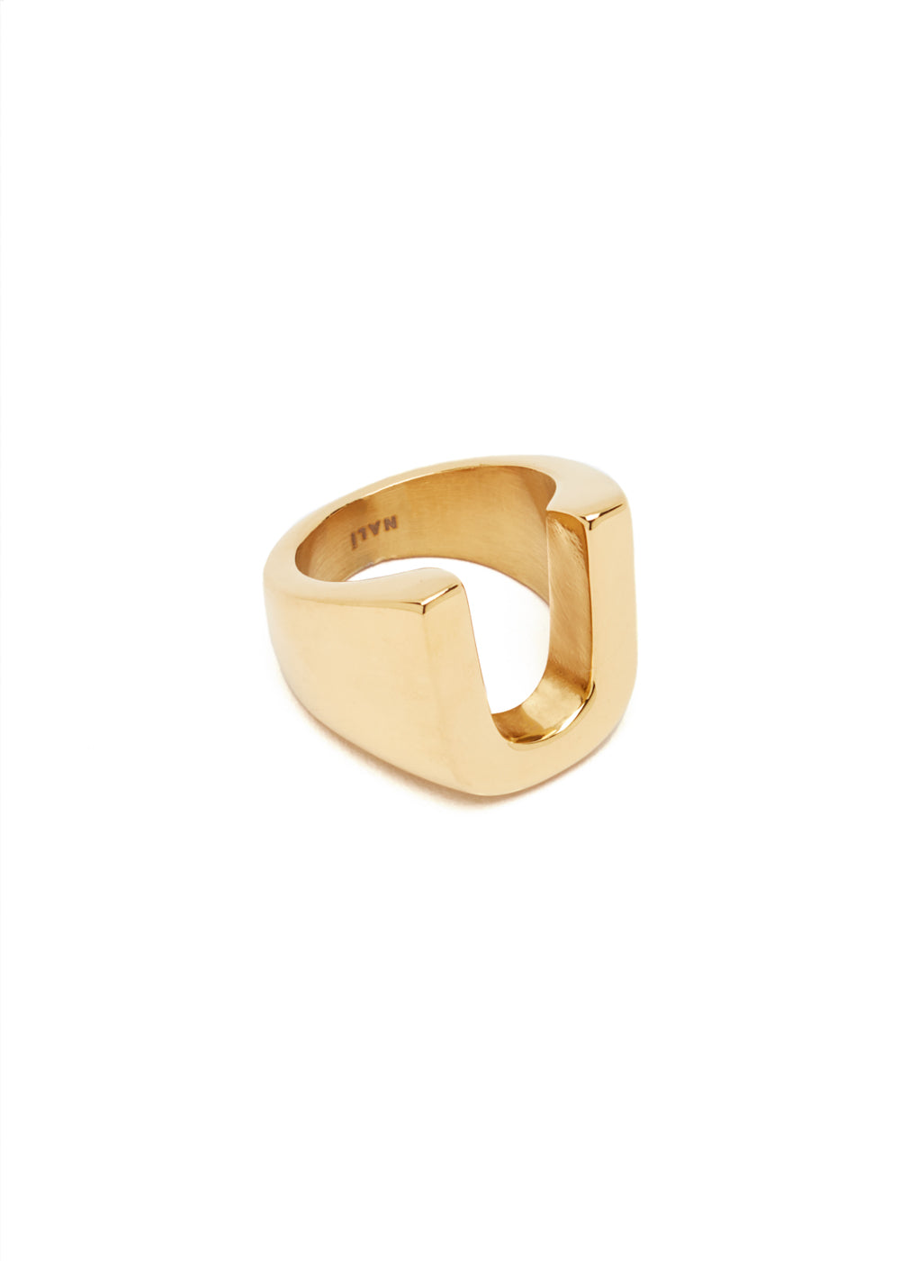 Nalí CHUNKY GOLD RING LETTER + LETTERS Online