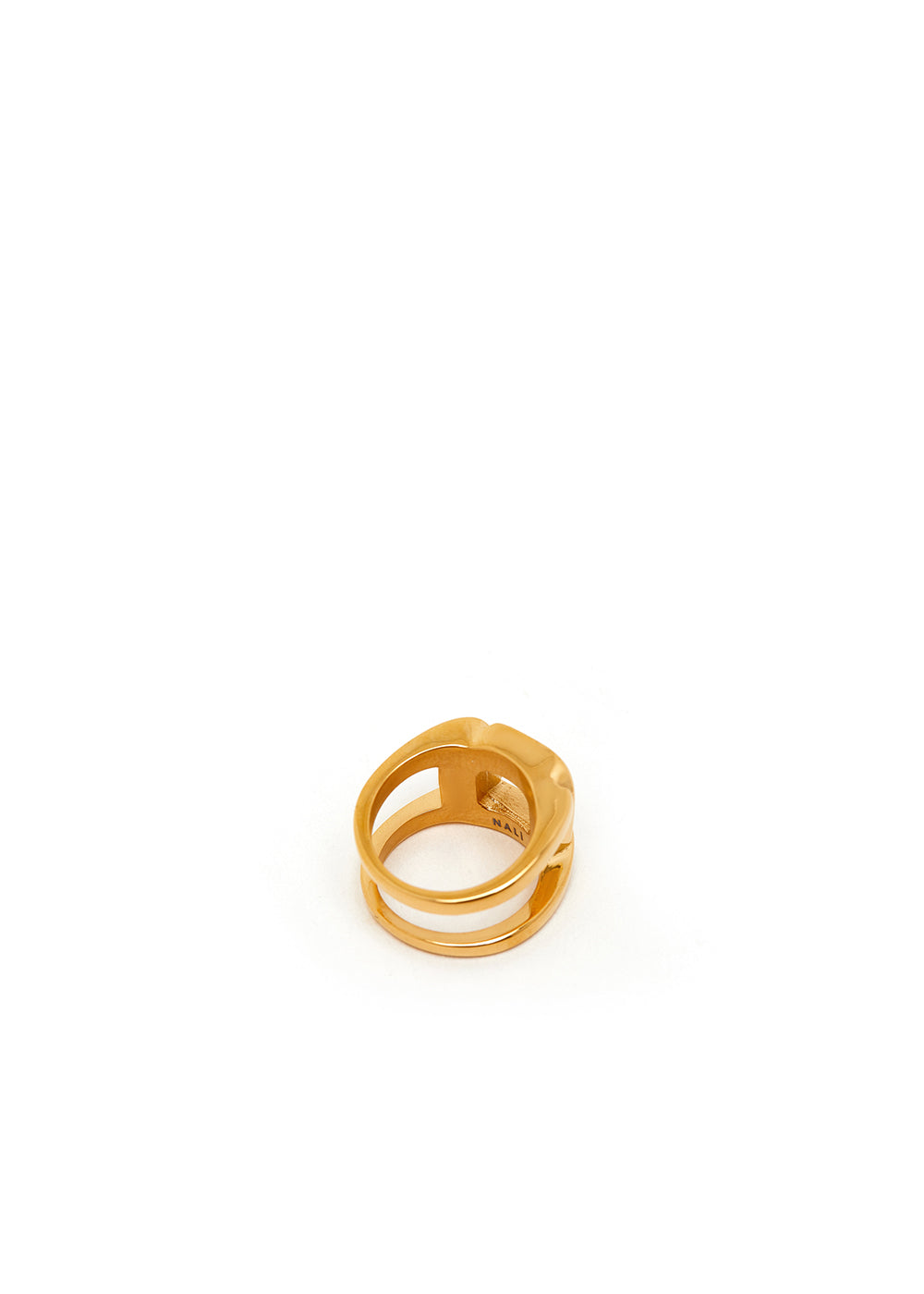 Nalí GOLD CHAIN RING Moda
