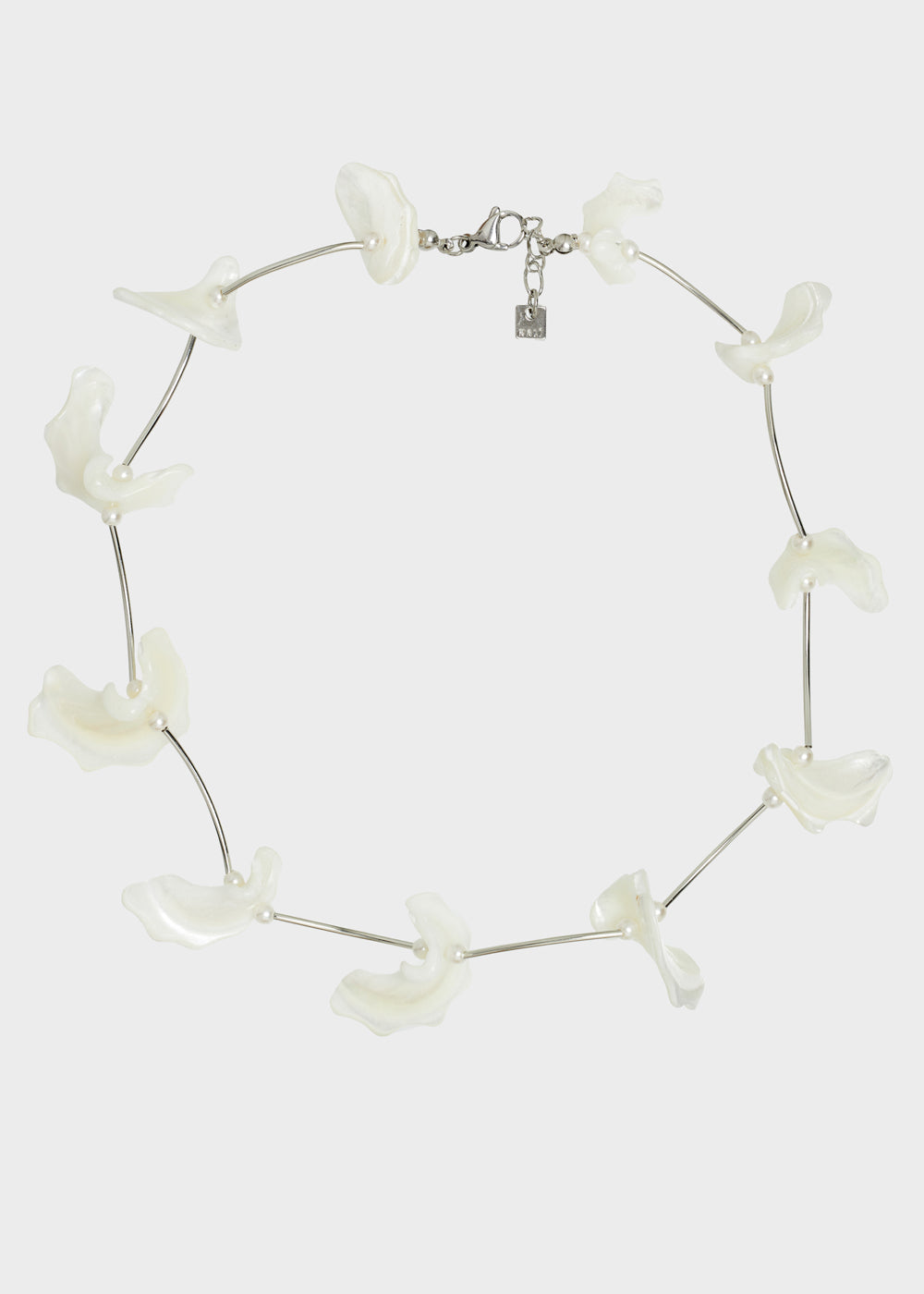 Nalí SILVER NECKLACE W/ WHITE SHELLS Shopping Online